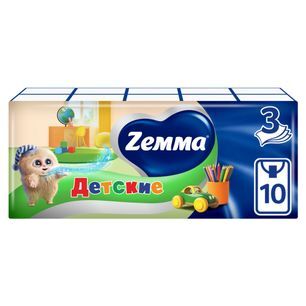 Земма платки носовые детские N10х10 Земма платки носовые детские N10х10