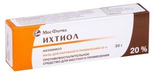 Ихтиол 20% 30г мазь для наружного применения Мфф