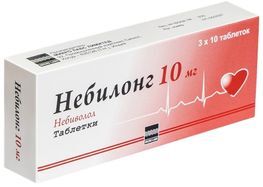 Небилонг 10мг 30 шт. таблетки Небилонг 10мг 30 шт. таблетки
