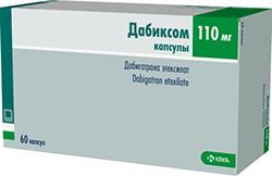 Дабиксом 110мг 60 шт. капсулы Дабиксом 110мг 60 шт. капсулы