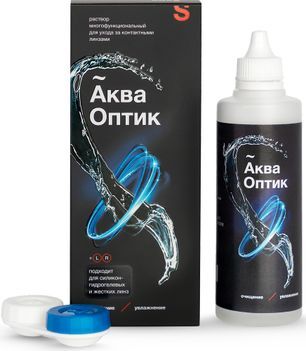 Акваоптик раствор многофункциональный для ухода за контактными линзами 250мл Акваоптик раствор многофункциональный для ухода за контактными линзами 250мл