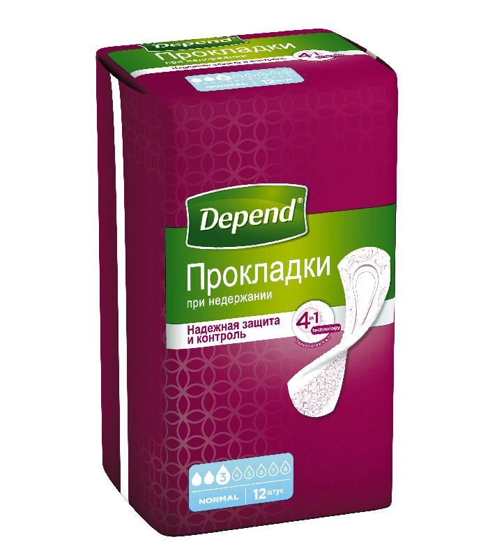 Депенд прокладки урологические для женщин Нормал 12 шт., фото №3