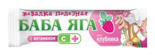 Баба Яга конфеты жевательные клубника 11г Баба Яга конфеты жевательные клубника 11г