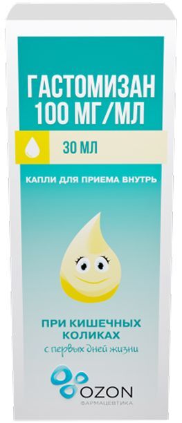 Гастомизан 100мг/мл 30мл капли для приема внутрь Гастомизан 100мг/мл 30мл капли для приема внутрь