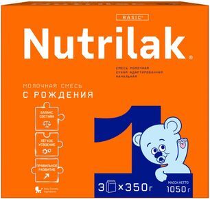 Нутрилак 1 смесь молочная 0-6 месяцев 1050г Нутрилак 1 смесь молочная 0-6 месяцев 1050г