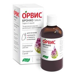 Орвис бронхо тимьян 100мл сироп Орвис бронхо тимьян 100мл сироп