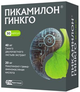 Пикамилон гинкго 40мг+20мг 30 шт. капсулы