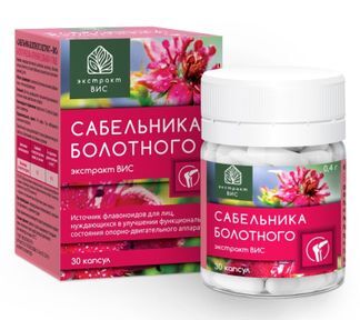 Сабельника Болотного Экстракт–вис Капсулы Массой 0,4г 30 Шт.
