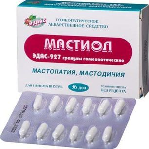 Мастиол эдас-927 0,17 г контейнер-доза, 36 шт. гранулы гомеопатические