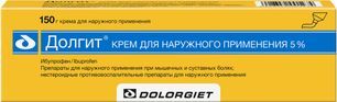 Долгит 5% 150г крем для наружного применения Долгит 5% 150г крем для наружного применения