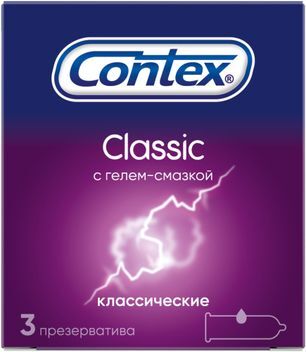 Контекс презервативы Классик 3 шт. Контекс презервативы Классик 3 шт.