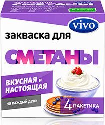 Виво Сметана закваска 0,5г 4 шт. Виво Индустрия Виво Сметана закваска 0,5г 4 шт. Виво Индустрия