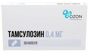 Тамсулозин 0,4мг 30 шт. капсулы с пролонгированным высвобождением