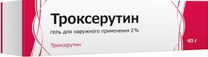 Троксерутин 2% 40г гель для наружного применения Тульская фармацевтическая фабрика