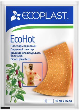 Экопласт Экохот пластырь перцовый 10х15см