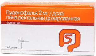 Буденофальк 2мг/доза 14 шт. пена для ректального применения Буденофальк 2мг/доза 14 шт. пена для ректального применения