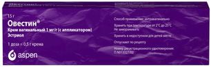Овестин 1мг/г 15г крем вагинальный