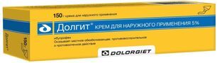 Долгит 5% 150г гель для наружного применения Долгит 5% 150г гель для наружного применения