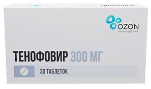 Тенофовир 300мг 30 шт. таблетки покрытые пленочной оболочкой Тенофовир 300мг 30 шт. таблетки покрытые пленочной оболочкой