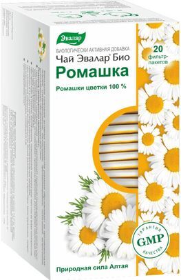 Эвалар био ромашка чай 1,5г 20 шт. фильтр-пакет Эвалар био ромашка чай 1,5г 20 шт. фильтр-пакет