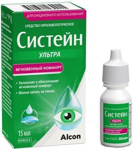 Систейн Ультра средство офтальмологическое 15мл Алкон лабораториз инк Систейн Ультра средство офтальмологическое 15мл Алкон лабораториз инк