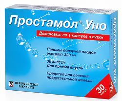 Простамол уно 320мг 30 шт. капсулы