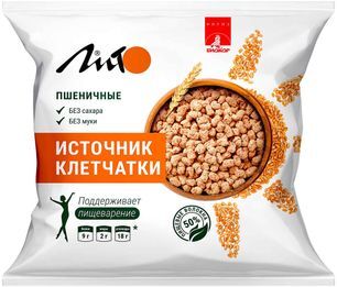 Лито отруби пшеничные хрустящие с кальцием 20г Биокор
