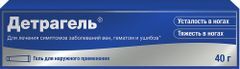 Детрагель 100Ме/г+10мг/г+10мг/г 40г гель для наружного применения