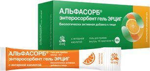 Альфасорб Энтеросорбент Гель Эрциг для приема внутрь Апельсин 10г 18 шт. Фармацевтическая Фабрика Альфасорб Энтеросорбент Гель Эрциг для приема внутрь Апельсин 10г 18 шт. Фармацевтическая Фабрика