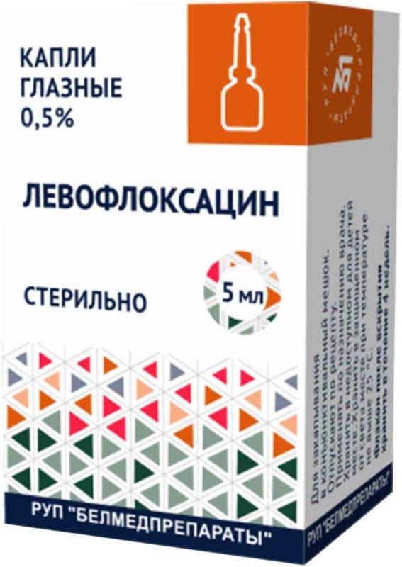 Левофлоксацин 0,5% 5мл Капли Глазные Белмедпрепараты Купить По.
