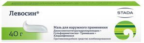 Левосин 40г мазь для наружного применения Нижфарм Левосин 40г мазь для наружного применения Нижфарм