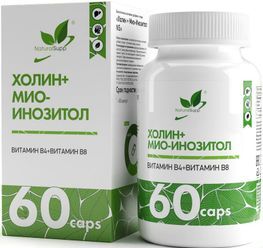 Натуралсапп Холин+Мио-Инозитол капсулы 60 шт. Натуралсапп Холин+Мио-Инозитол капсулы 60 шт.