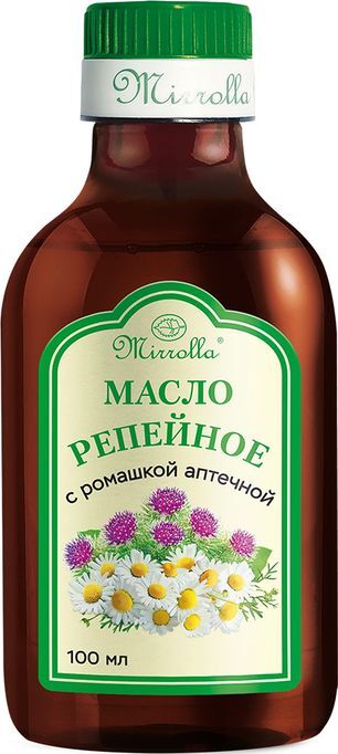 Мирролла масло репейное с Ромашкой 100мл Мирролла Мирролла масло репейное с Ромашкой 100мл Мирролла