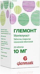 Глемонт 10мг 28 шт. таблетки покрытые пленочной оболочкой . Глемонт 10мг 28 шт. таблетки покрытые пленочной оболочкой .