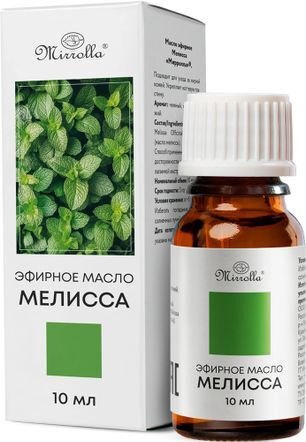 Мирролла масло эфирное Мелисса 10мл Мирролла Мирролла масло эфирное Мелисса 10мл Мирролла