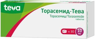 Торасемид-тева 10мг 30 шт. таблетки Торасемид-тева 10мг 30 шт. таблетки