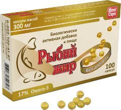 Рыбий Жир Реалкапс капсулы 300мг 100 шт. РеалКапс