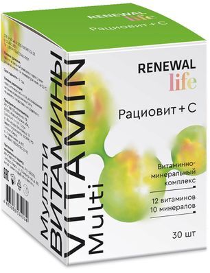 Рациовит+С Витаминно-Минеральный Комплекс таблетки 30 шт. Рациовит+С Витаминно-Минеральный Комплекс таблетки 30 шт.