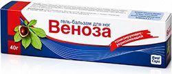 Веноза гель-бальзам для ног 40г РеалКосметикс Веноза гель-бальзам для ног 40г РеалКосметикс
