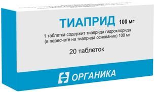 Тиаприд 100мг 20 шт. таблетки Тиаприд 100мг 20 шт. таблетки