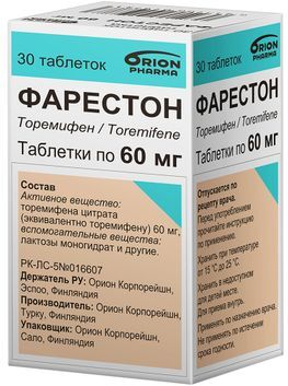 Фарестон 60мг 30 шт. таблетки Фарестон 60мг 30 шт. таблетки