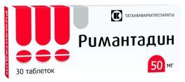 Римантадин 50мг 30 шт. таблетки Римантадин 50мг 30 шт. таблетки