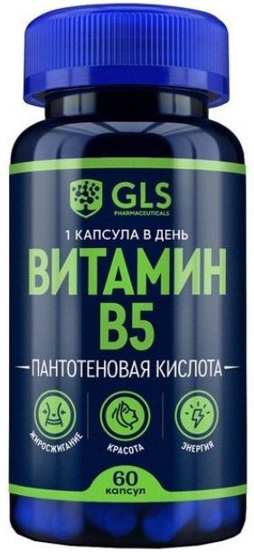 Витамин В5 капсулы 60 шт. Витамин В5 капсулы 60 шт.