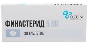 Финастерид 5мг 30 шт. таблетки покрытые пленочной оболочкой
