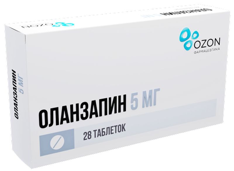 Оланзапин 5мг 28 шт. таблетки покрытые пленочной оболочкой Озон, фото №2