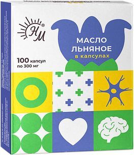 Масло Льняное Солнат капсулы 100 шт. Натуральные масла Масло Льняное Солнат капсулы 100 шт. Натуральные масла