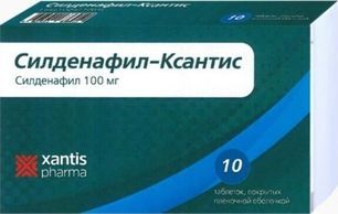 Силденафил-ксантис 100мг 12 шт. таблетки покрытые пленочной оболочкой Силденафил-ксантис 100мг 12 шт. таблетки покрытые пленочной оболочкой
