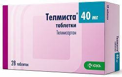 Телмиста 40мг 28 шт. таблетки Телмиста 40мг 28 шт. таблетки