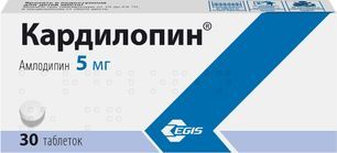 Кардилопин 5мг 30 шт. таблетки Кардилопин 5мг 30 шт. таблетки