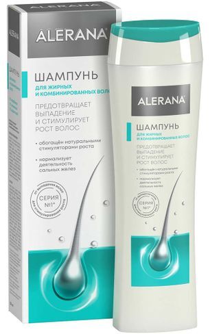 Алерана шампунь для жирных волос 250мл Вертекс Алерана шампунь для жирных волос 250мл Вертекс